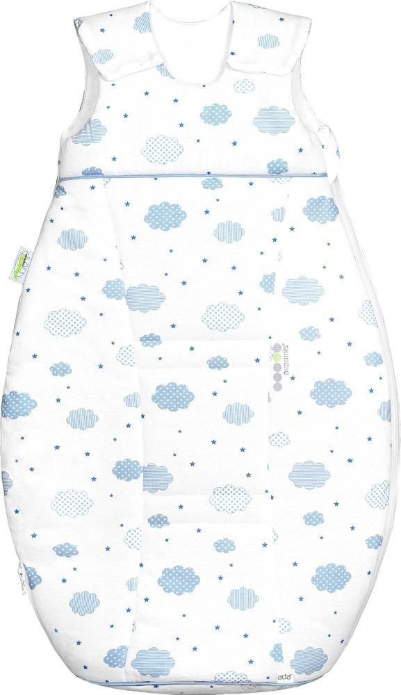 Odenwälder BabyNest airpoints jersey sleeping bag cloudy cool blue