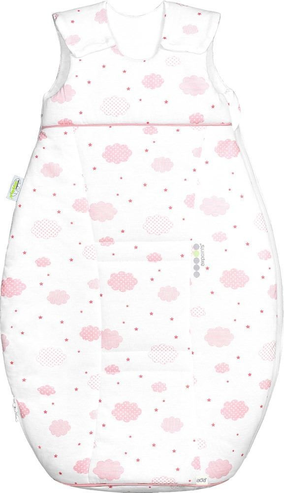 Odenwälder BabyNest airpoints jersey sleeping bag cloudy candy pink