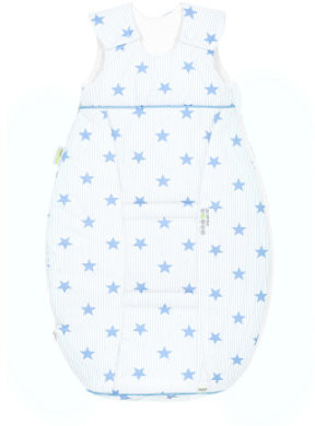 Odenwälder BabyNest airpoints jersey sleeping bag stars cool blue