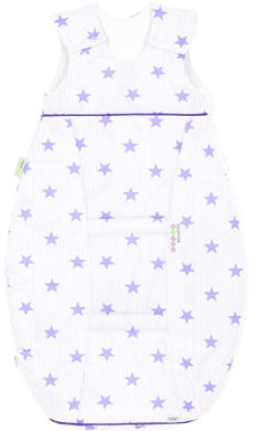 Odenwälder BabyNest airpoints jersey sleeping bag stars soft violett