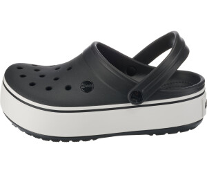 grey platform crocs