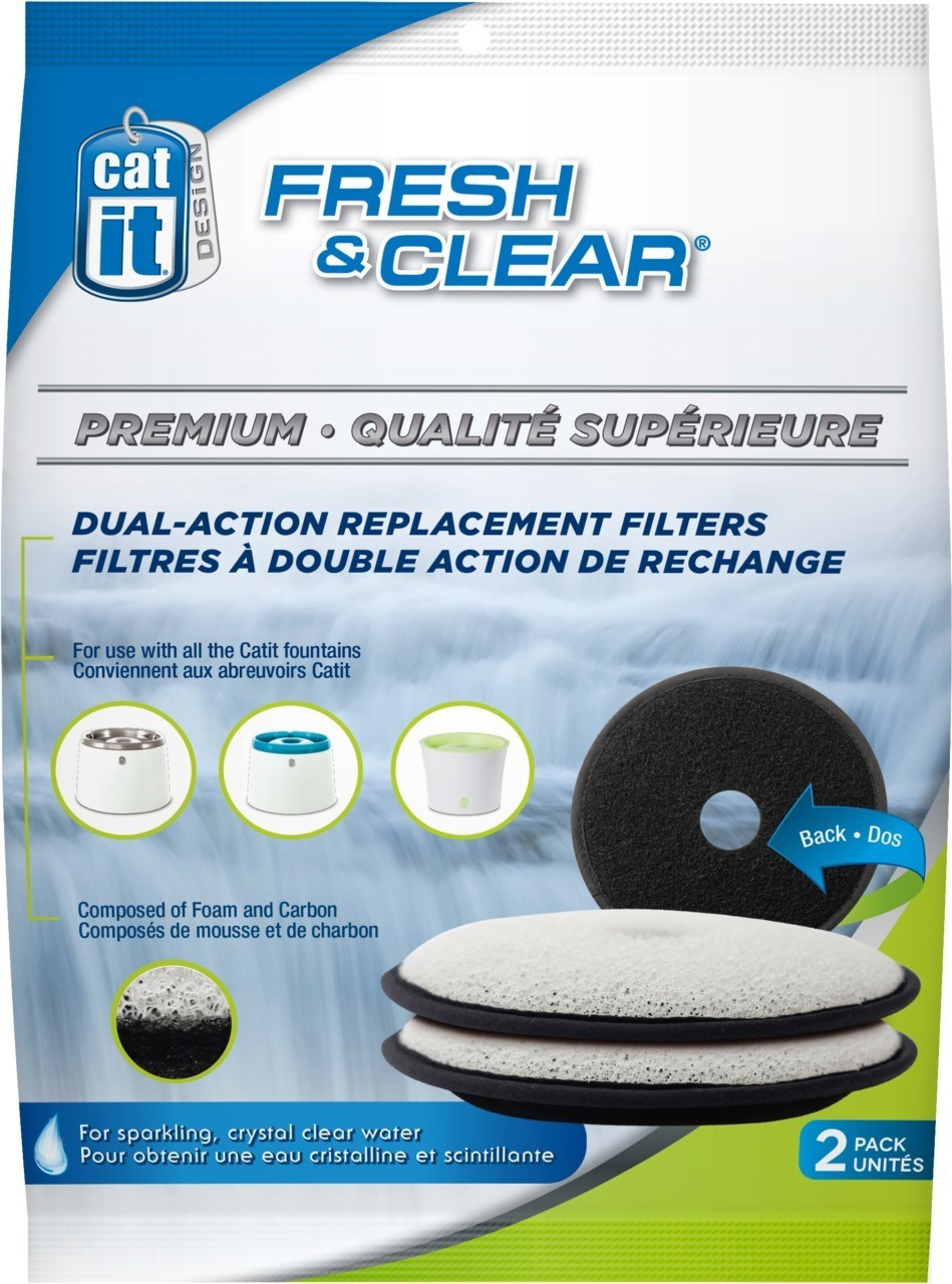 Catit Fresh & Clear Dual-Action Replacement Filters