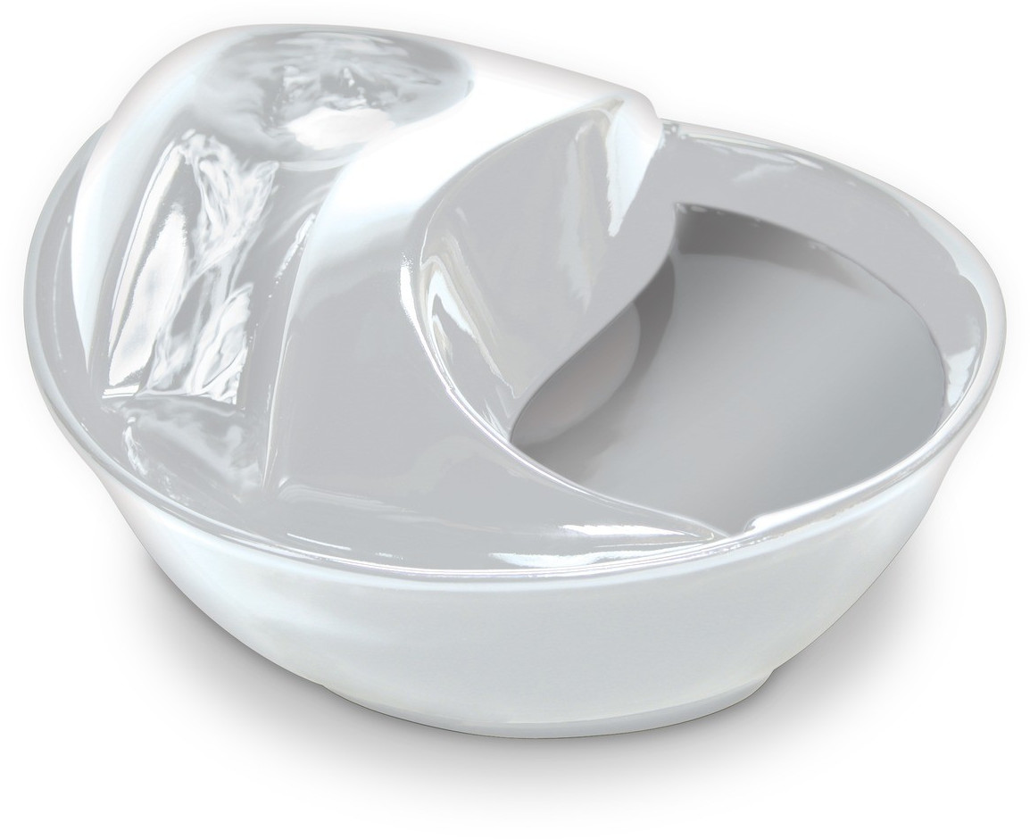 Pioneer Pet Pet Fountain Rain Drop Style Ceramic 1,8l White