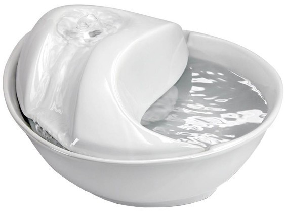 Pioneer Pet Fontaine à eau pour chat White Pioneer Pet Fontaine à eau pour chat White