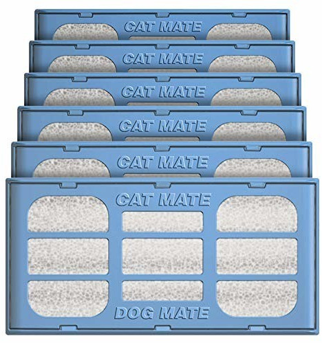6stk Filter Set für Trinkbrunnen Cat Mate & Dog Mate, Hund/Katze