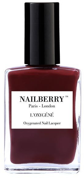 Nailberry L'Oxygéné Oxygenated Nail Lacquer Dial M for Maroon (15ml)