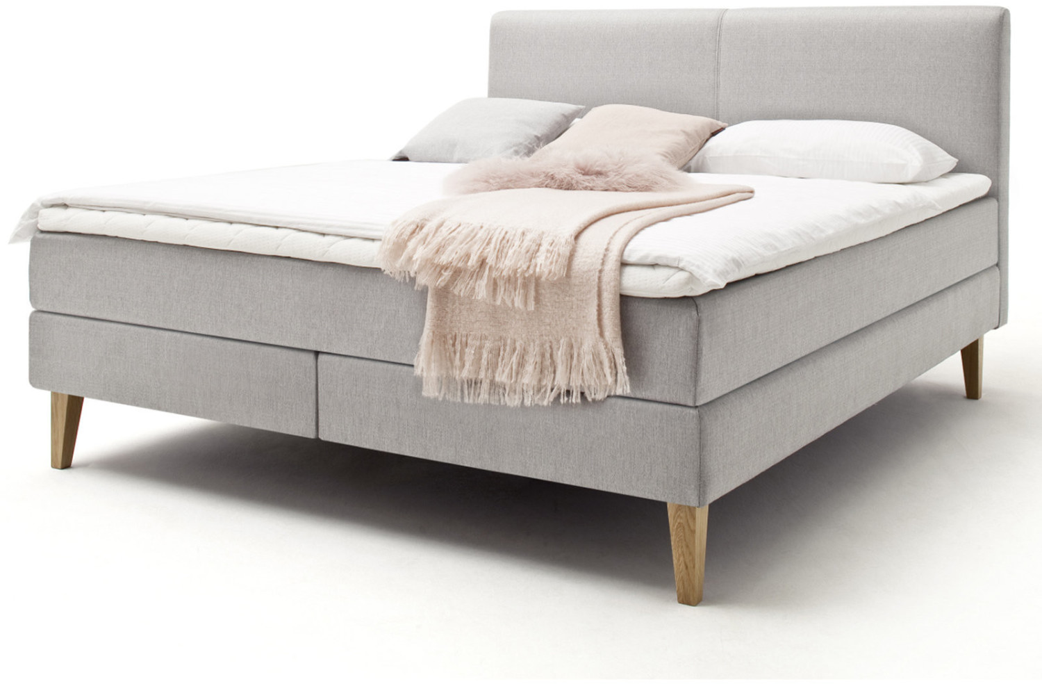 Meise Möbel Greta Stoff TTFK350 180x200cm grau H2/H3 ab