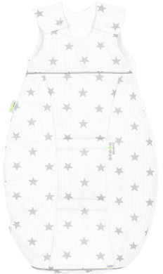 Odenwälder BabyNest airpoints jersey sleeping bag stars light grey