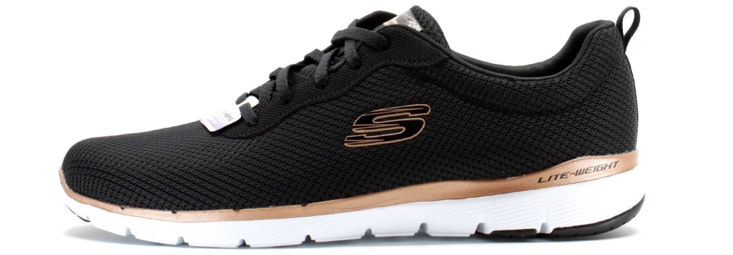 Skechers flex appeal 3. black rose gold shop