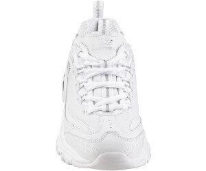 Skechers d lite white silver cheap