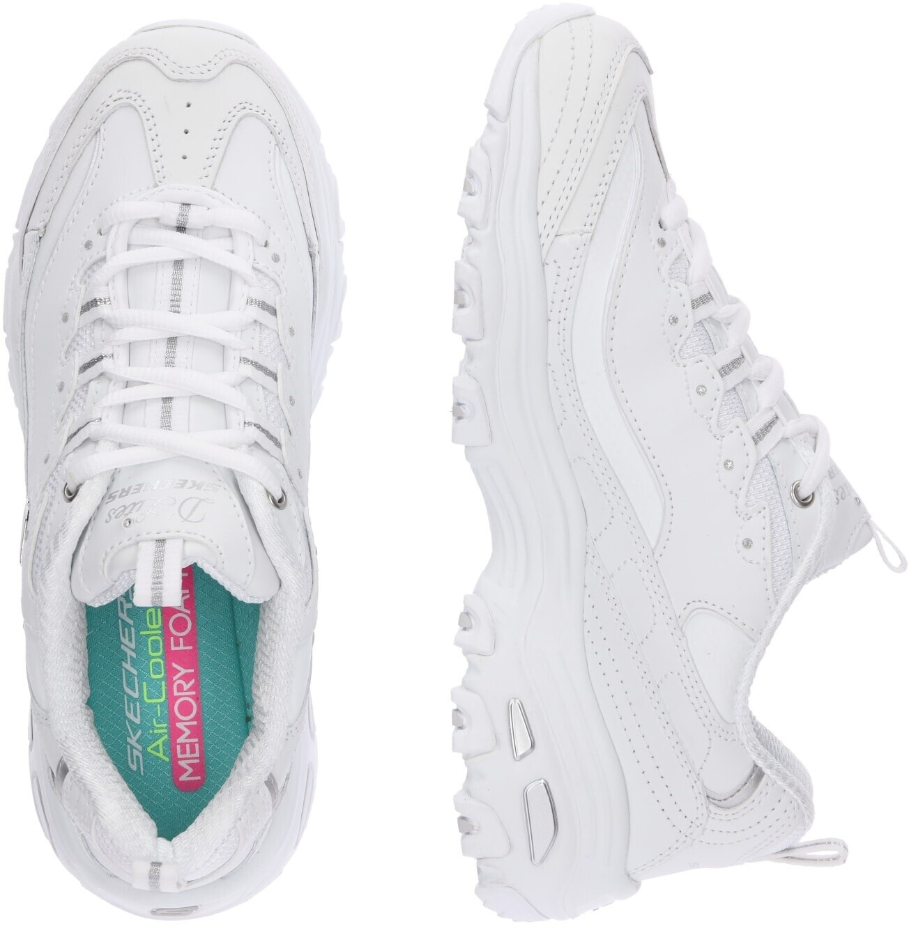 Skechers D Lites Fresh Start white silver a 50 67 oggi Migliori prezzi e offerte su idealo
