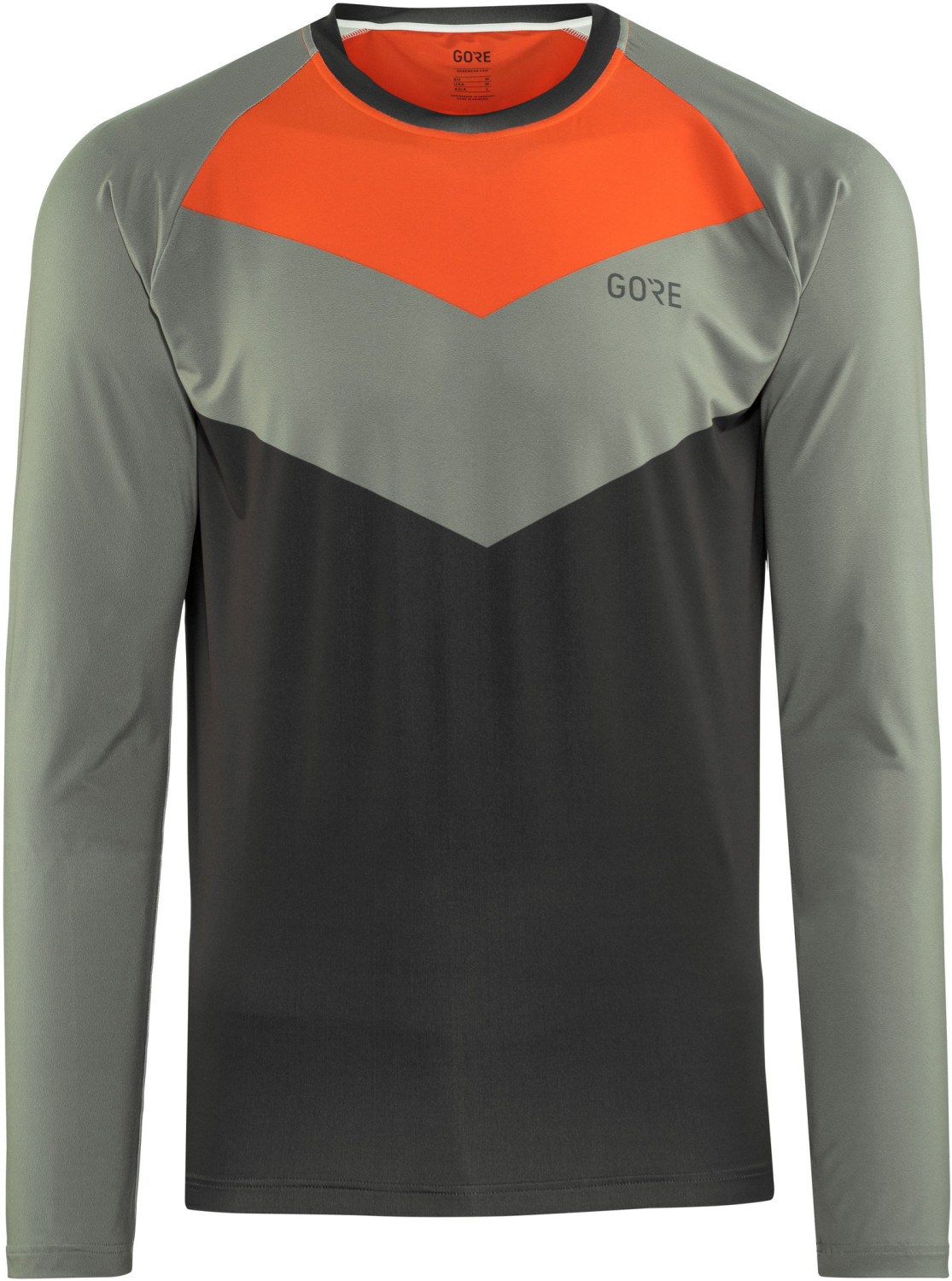 Gore C5 Trail Long Sleeve Jersey terra grey /  orange