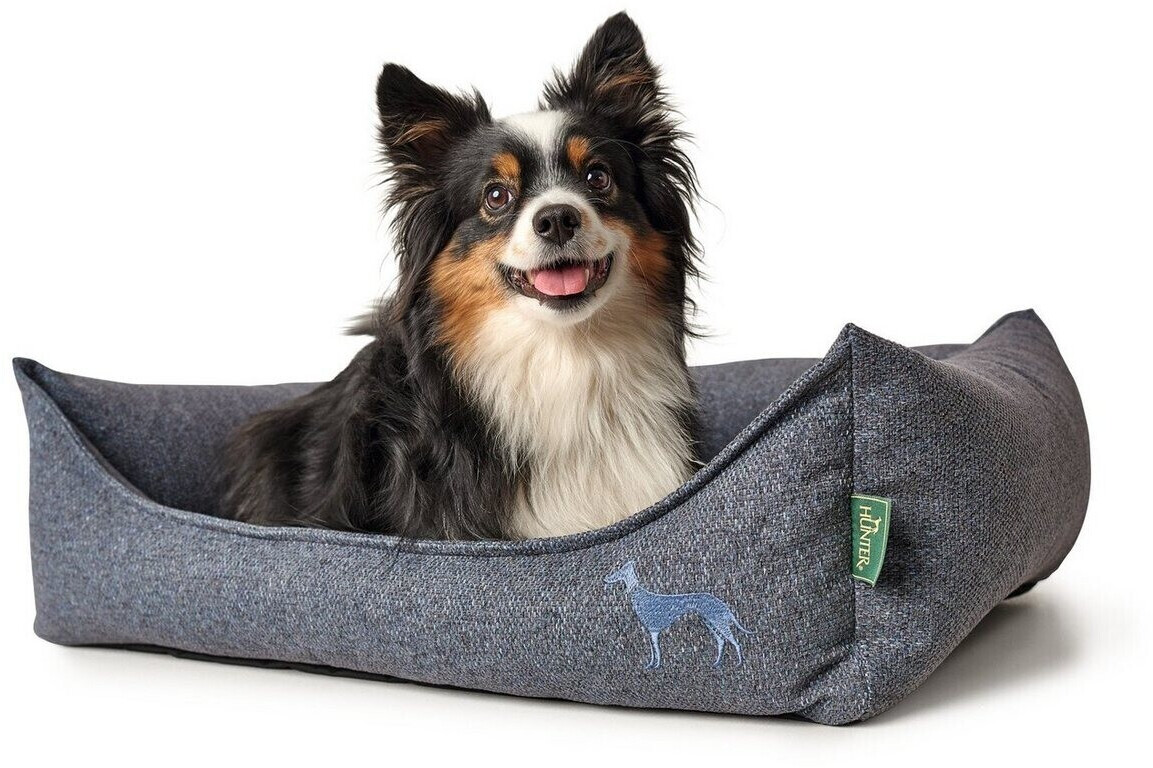 HUNTER Canapé pour chien Prag Dark Blue 70 x 50 cm HUNTER Canapé pour chien Prag Dark Blue 70 x 50 cm