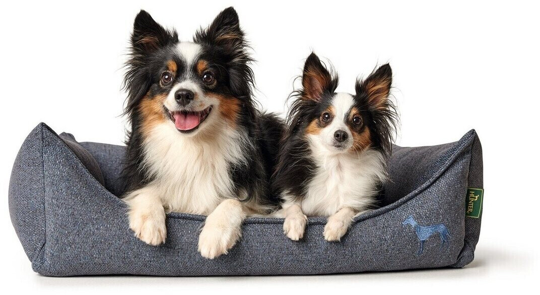 HUNTER Canapé pour chien Prag Dark Blue 70 x 50 cm HUNTER Canapé pour chien Prag Dark Blue 70 x 50 cm