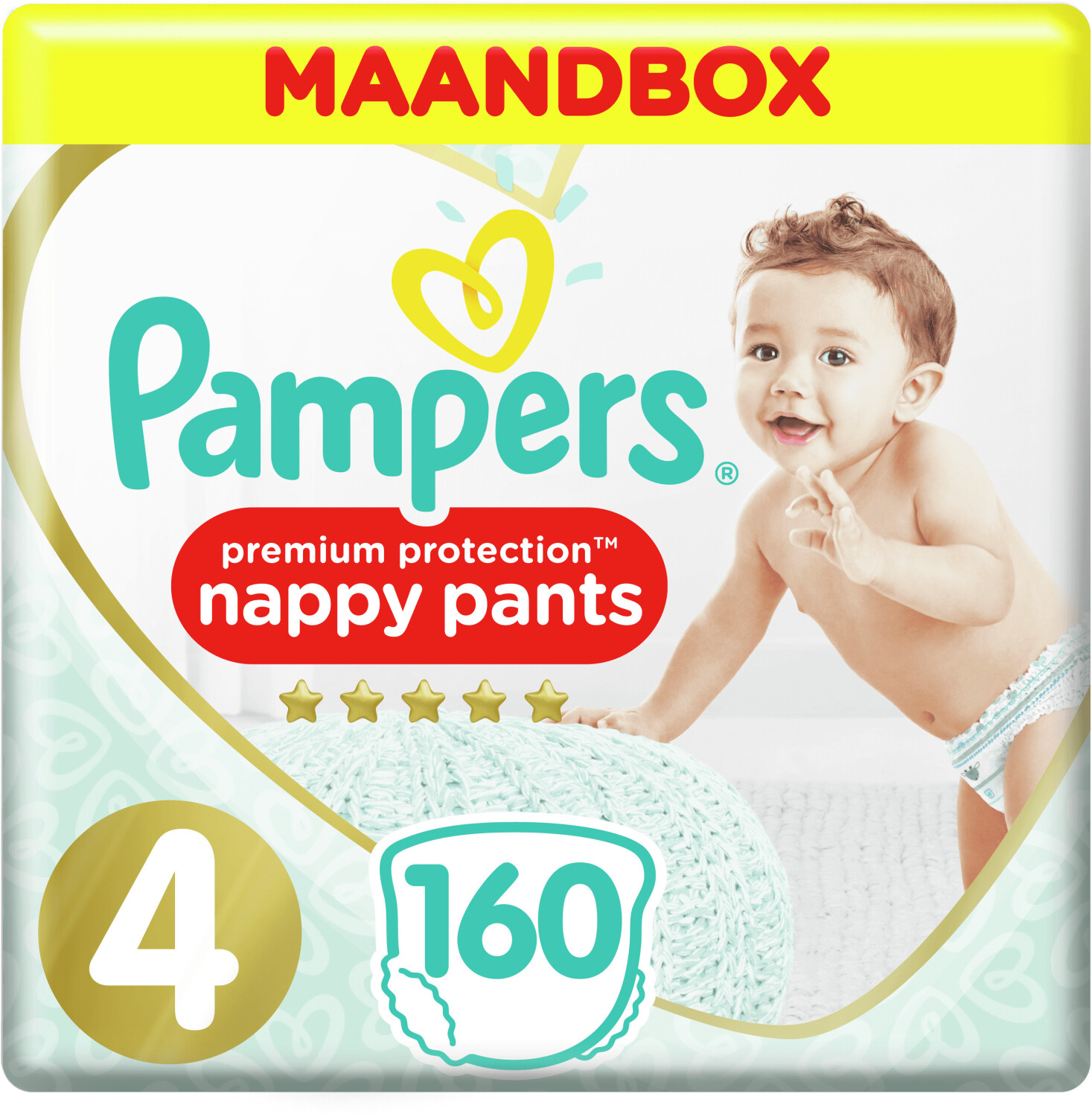 Pampers Couches bébé taille 6 : 15Kg et + premium protection pants