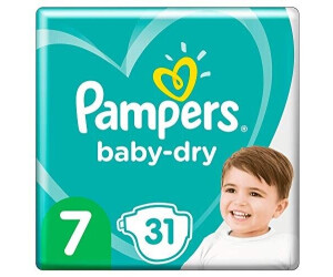 Buy Pampers Baby Dry Size 7 (15+ kg) from £3.34 (Today) – Best Deals on