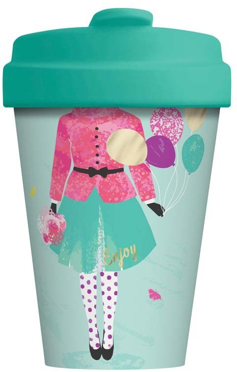 Chic.mic BambooCup Travel Mug 400 ml Enjoy Balloons BCP294
