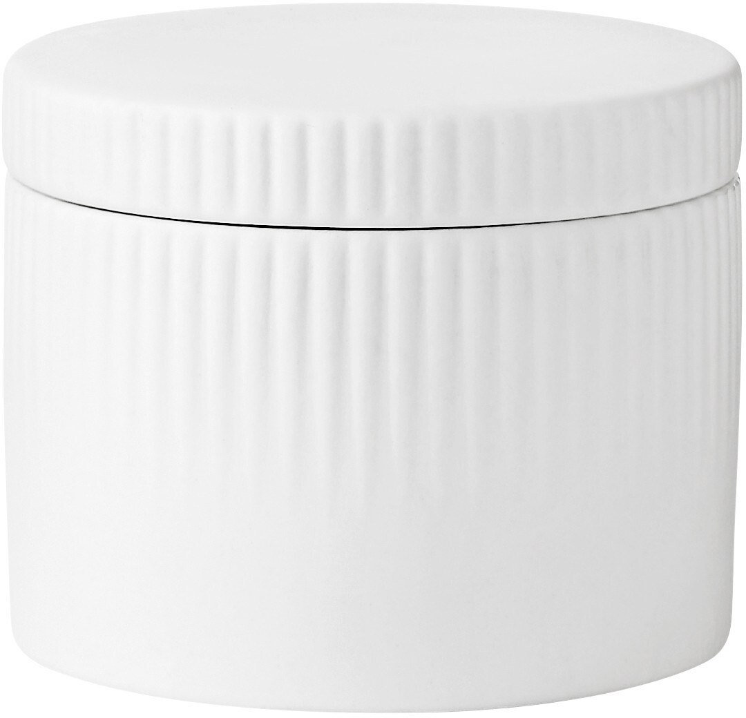Stelton Pleat Salt Cellar White