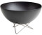 Höfats Bowl mit Drahtfuß schwarz Stahl Ø 57 cm, H: 35,5 cm