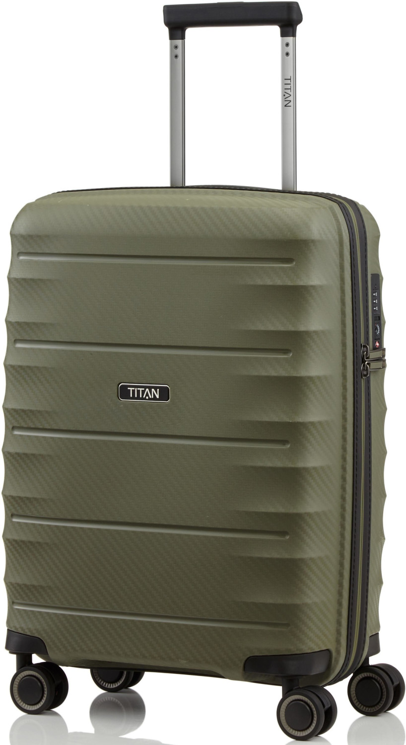 Titan Highlight 4 Wheel Trolley 55 cm Khaki