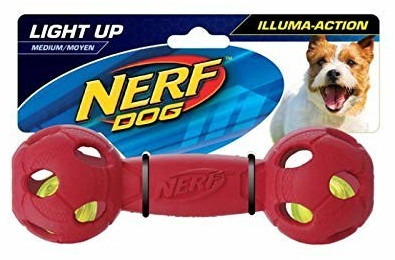 Nerf Dog Haltère LED 7 pouces