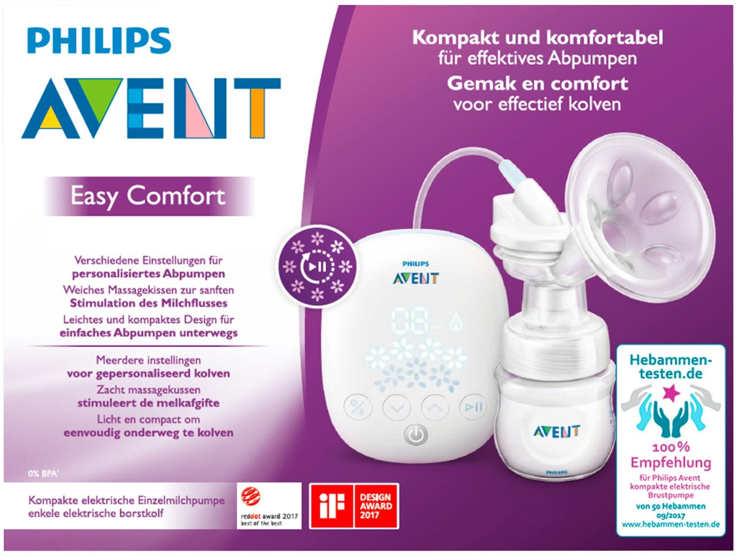 Philips AVENT Tire-lait électrique Easy Comfort au meilleur prix sur