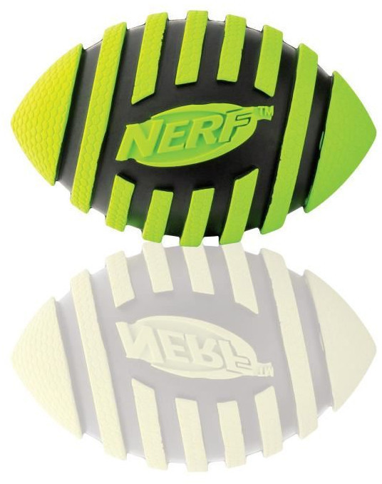 Nerf Dog Spiral Squeak Football S