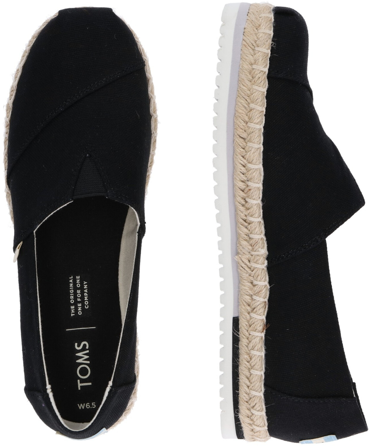 Buy Toms Shoes Platform Alpargatas black from £23.45 (Today) – Best ...