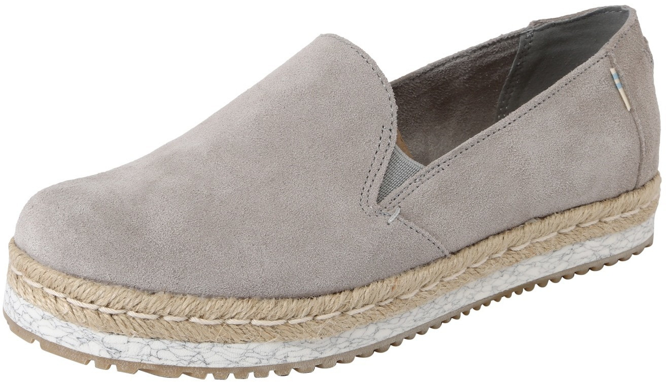 Toms Shoes Palma Espadrilles grey suede