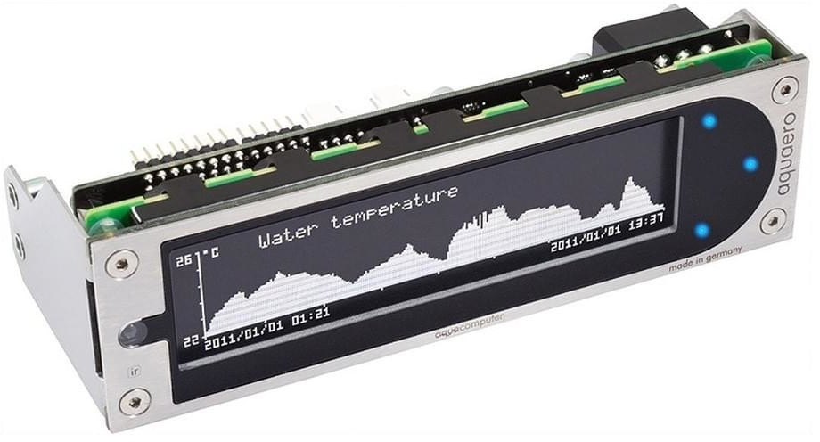 Aqua-Computer Aquaero 6 XT argent/bleu LED