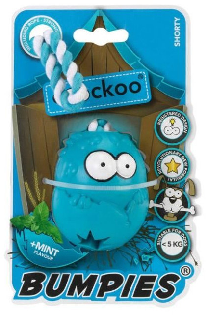 EBI Coockoo Bumpies avec corde S pour chiens de -9 kg menthe bleu (303/436059)