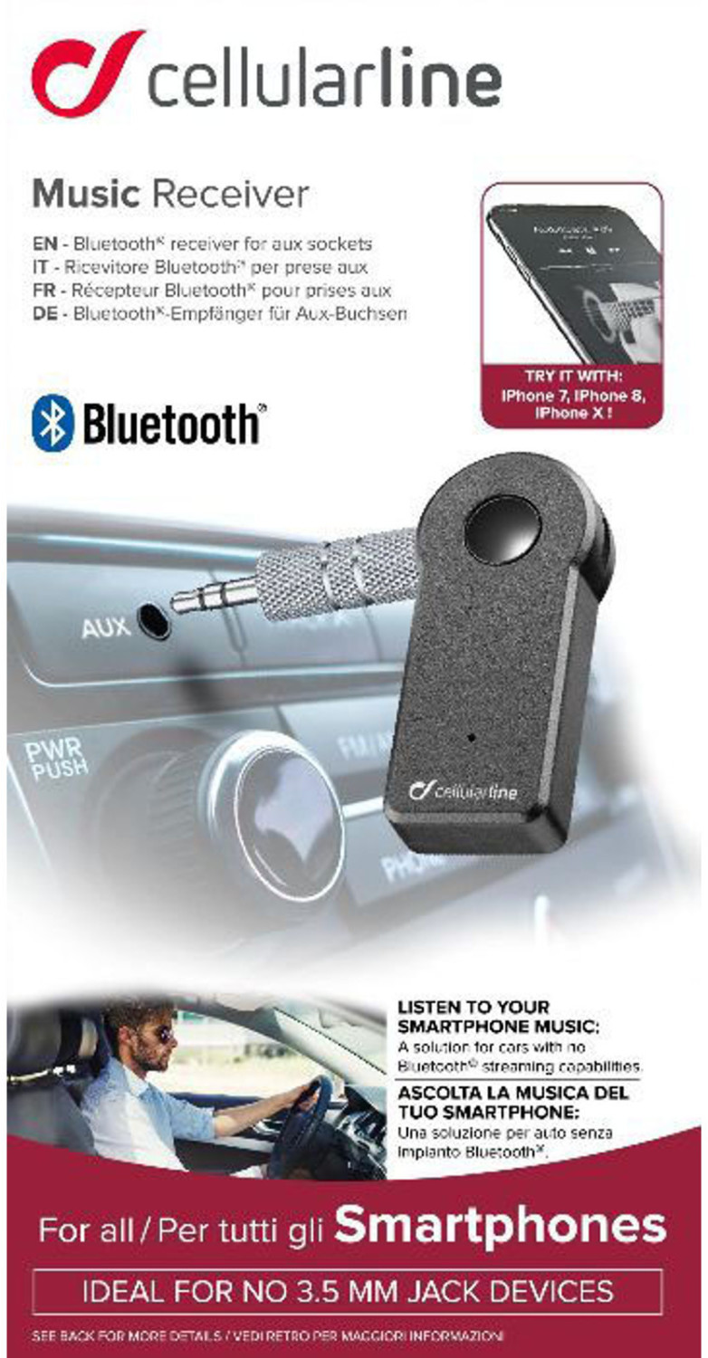 Receptor Bluetooth / Jack 3.5mm Cellularline – MediaMarkt