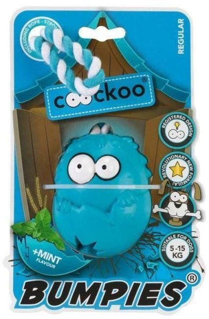 EBI Coockoo Bumpies avec corde M pour chiens de 7-16 kg menthe bleu (303/436066)