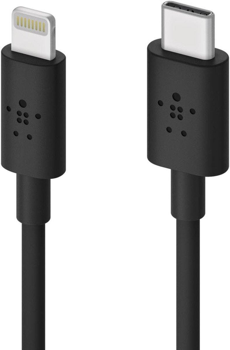 Belkin Câble BOOST CHARGE Lightning vers USB-C 1,2 m noir