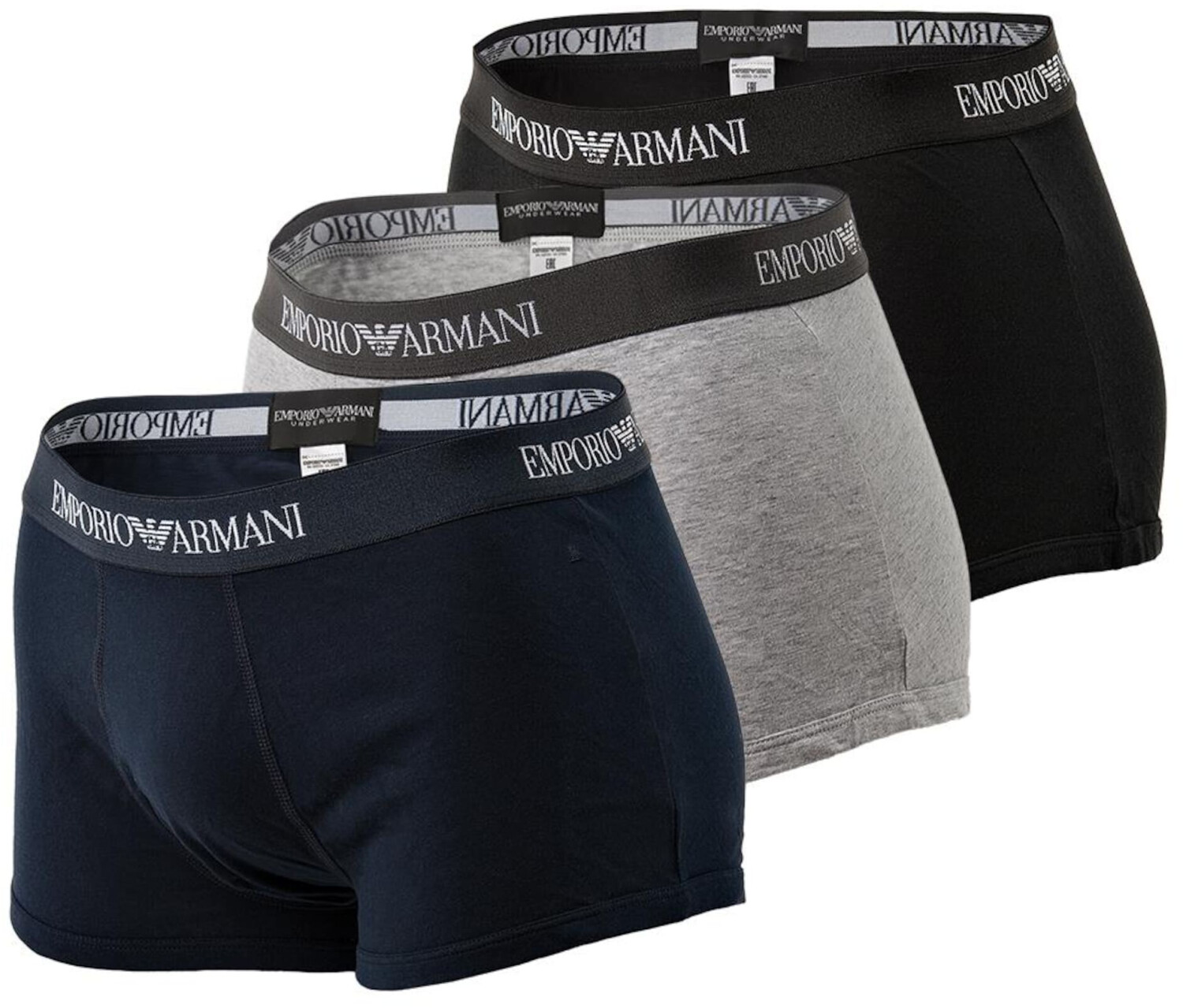 Emporio Armani 3-Pack Trunk grey (111610-CC722-94235)