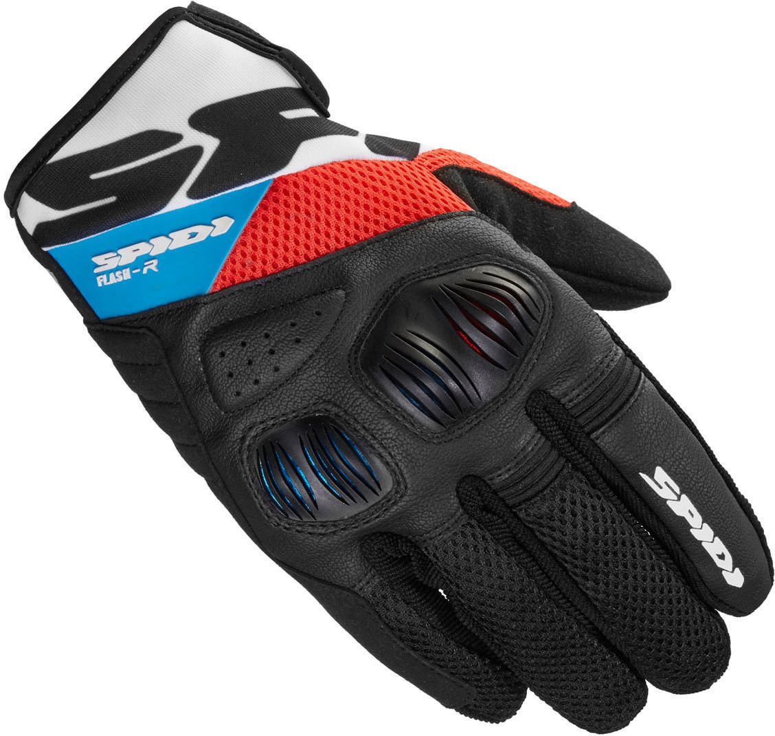 Spidi Gants Flash-r Evo rouge/bleu