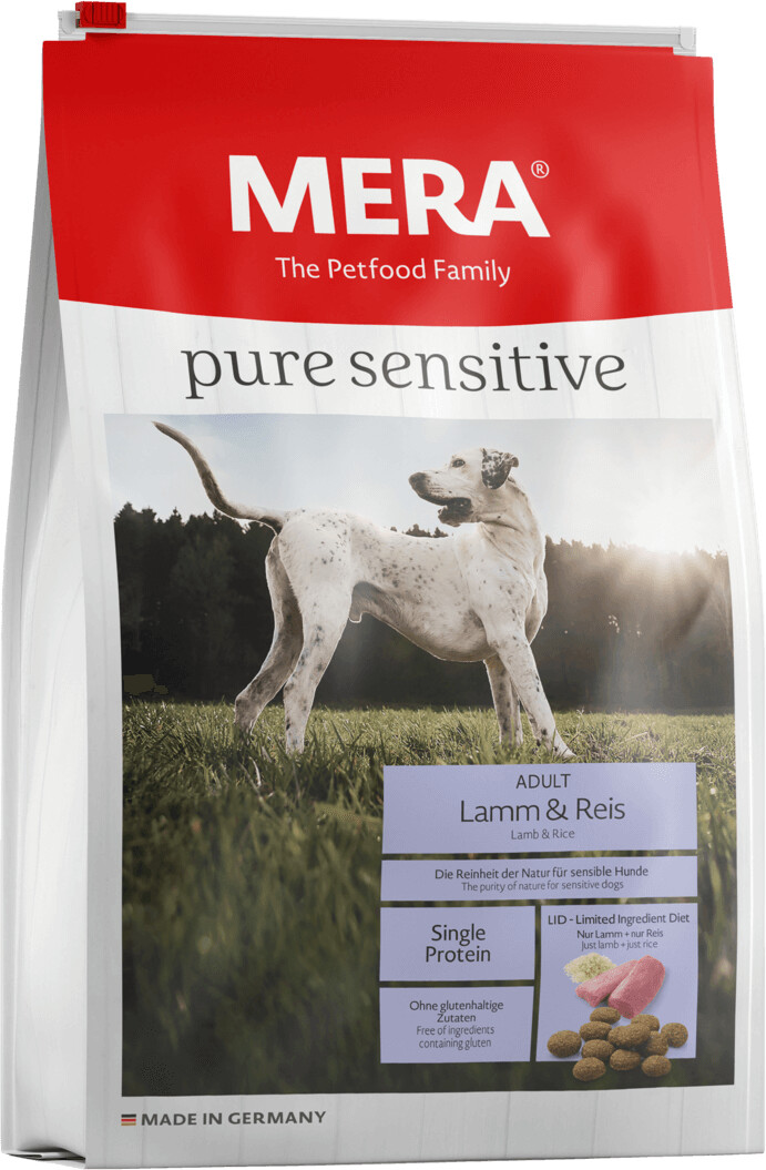 MERA Pure Sensitive Adult agneau et riz 12,5 kg