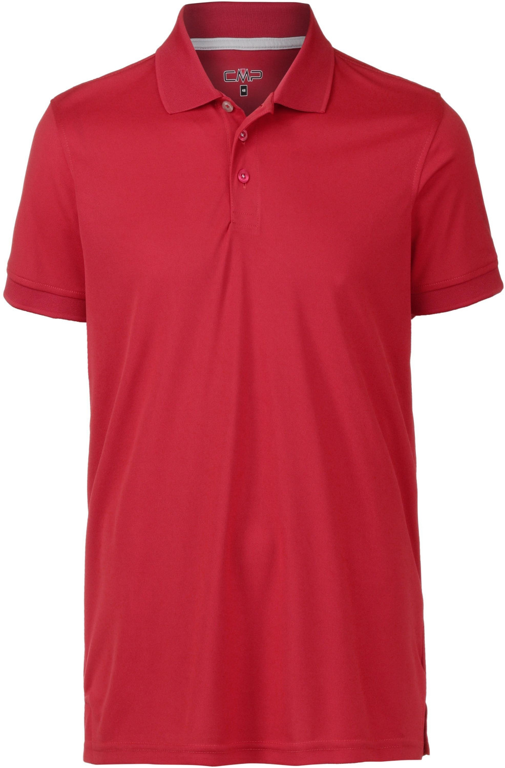 CMP One Colour Technical Polo Shirt (3T60077) salsa
