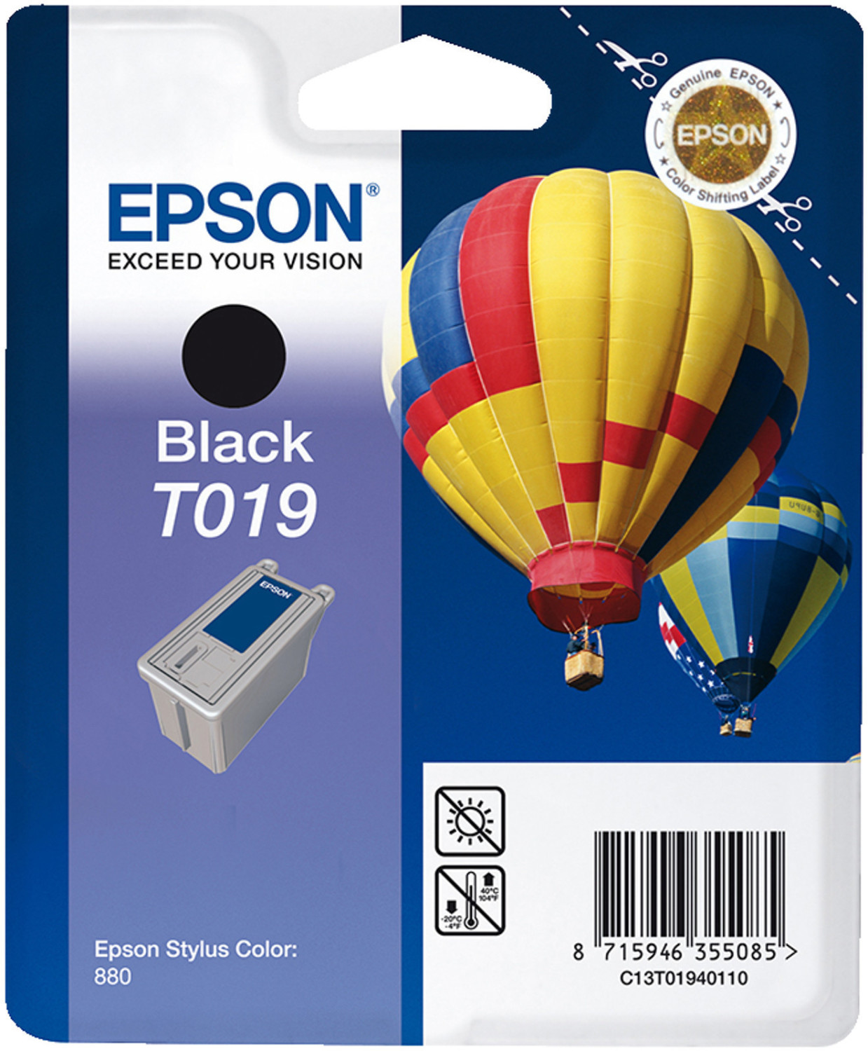 Epson T019 noir