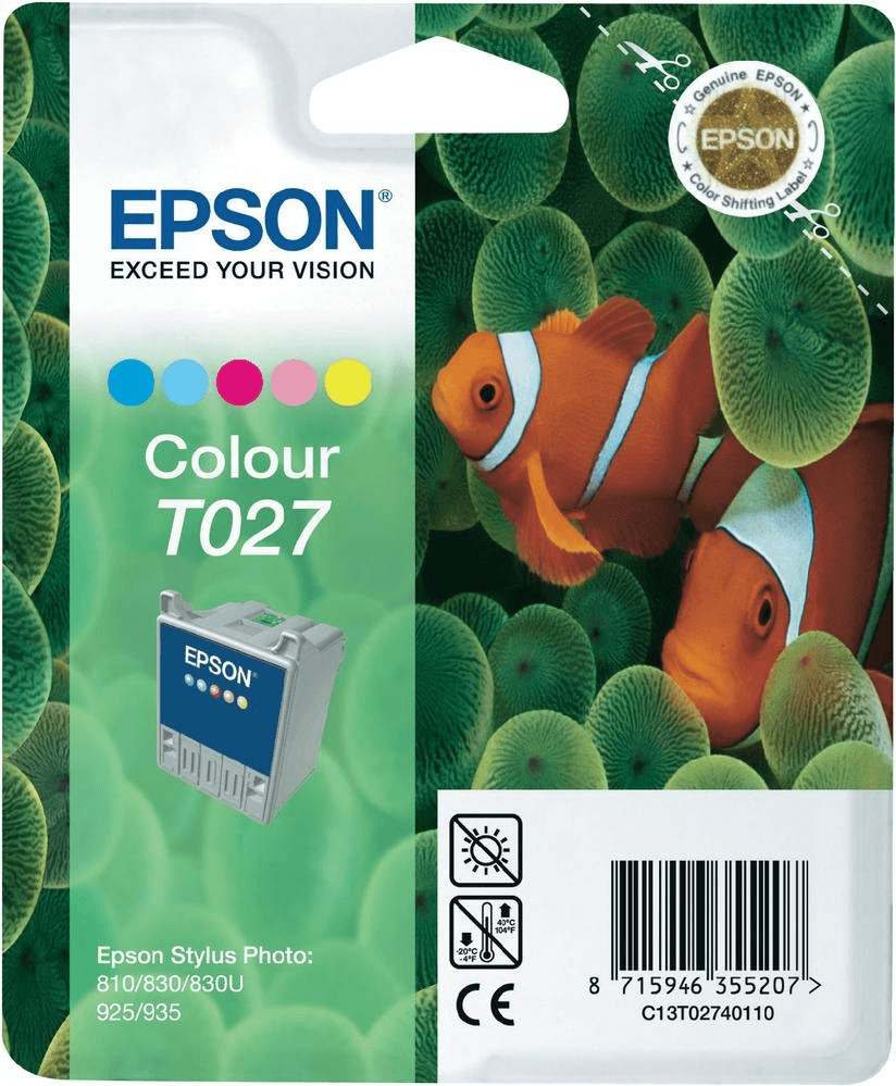 Epson T027 couleurs