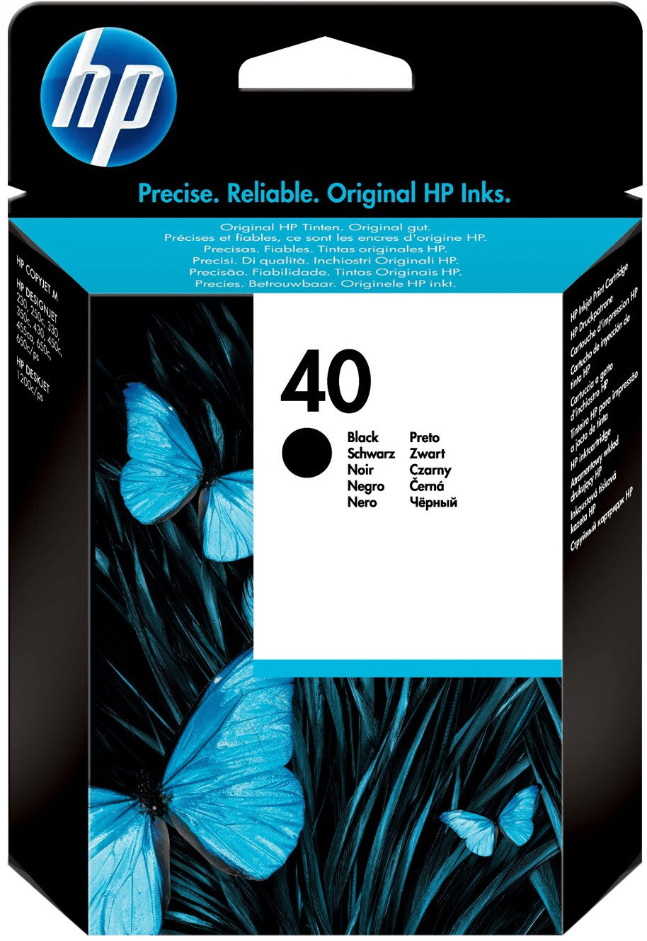 HP 40 (51640AE) noir