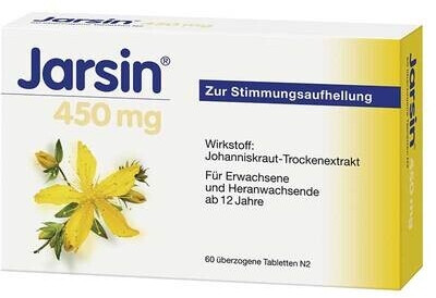 Jarsin 450mg Filmtabletten (60 Stk.) ab € 18,85 | Preisvergleich bei ...