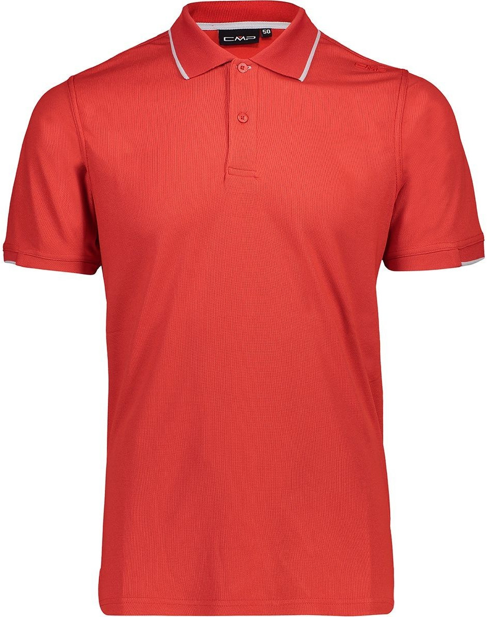 CMP Coolmax Piquet Polo Shirt (3T58777) salsa