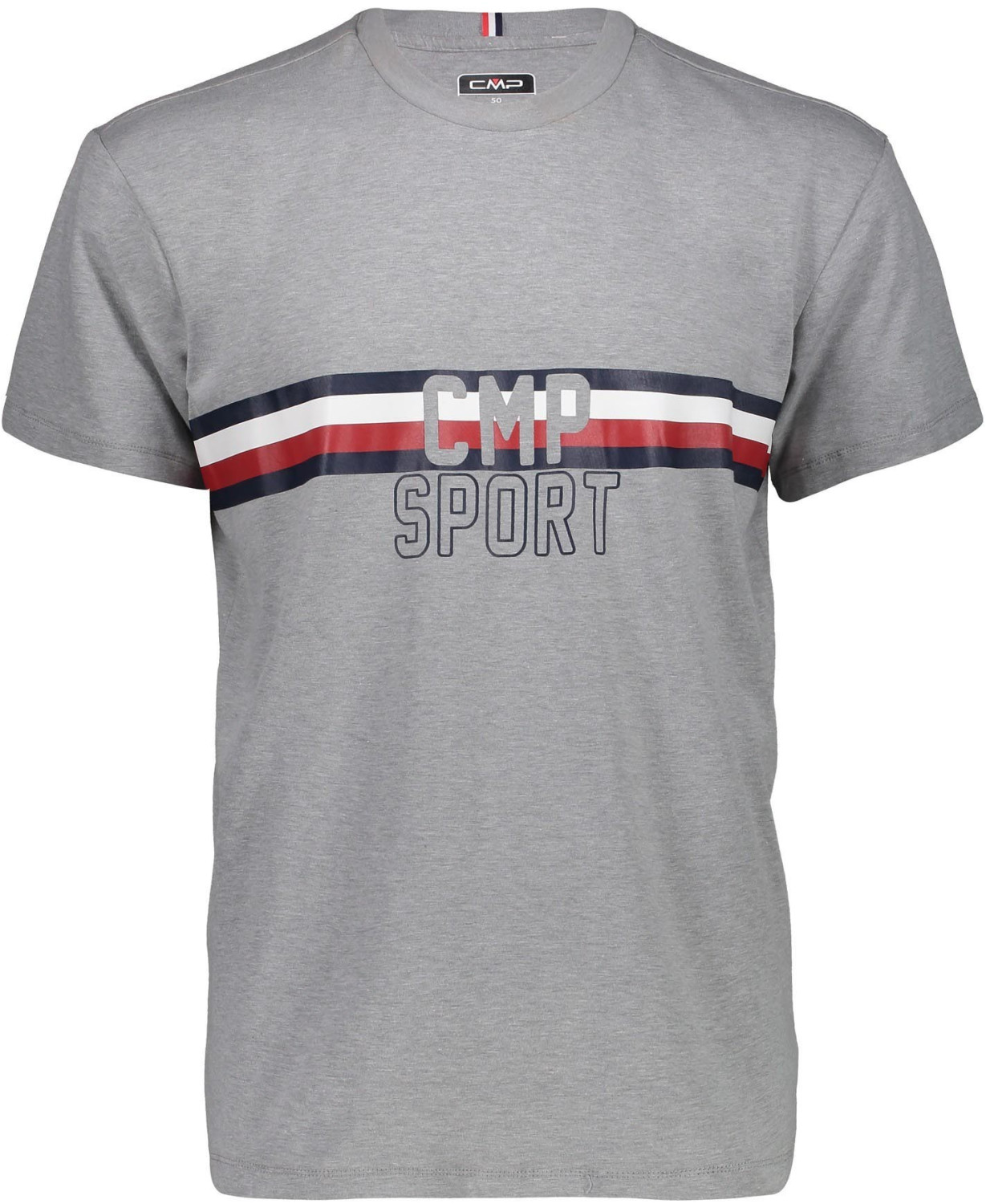 CMP Heritage T-Shirt with Logo (39D8067) grey melange