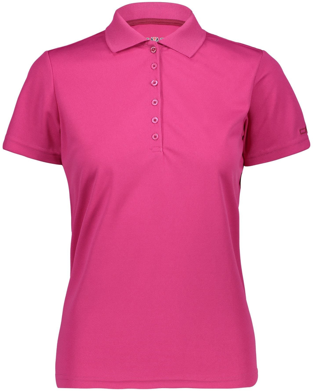 CMP One Colour Piquet Polo Shirt (3T59676) geranium