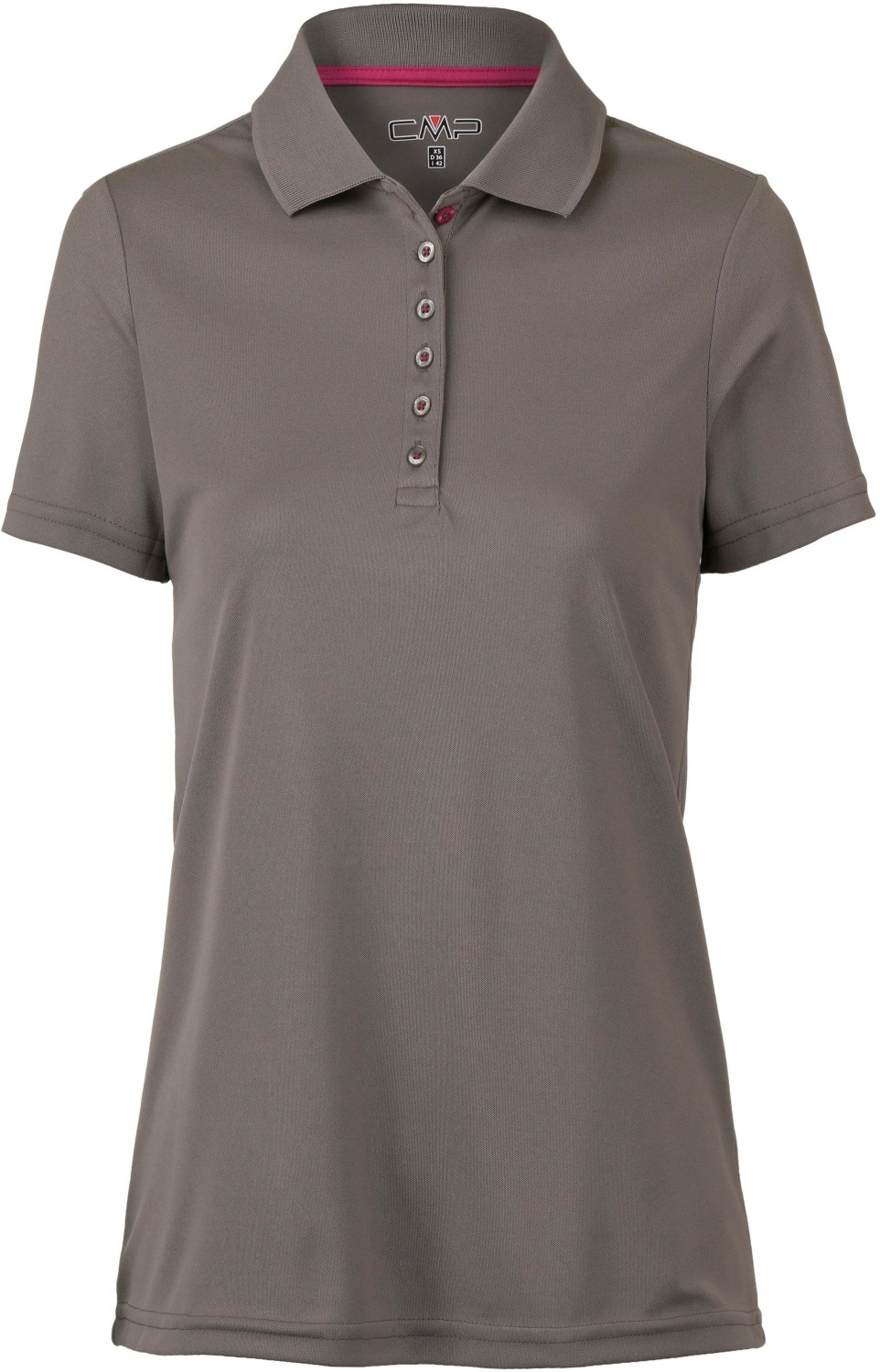 CMP One Colour Piquet Polo Shirt (3T59676) taupe
