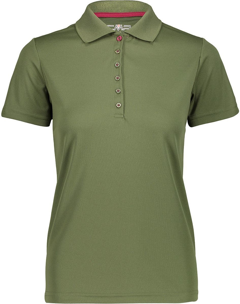 CMP One Colour Piquet Polo Shirt (3T59676) olive