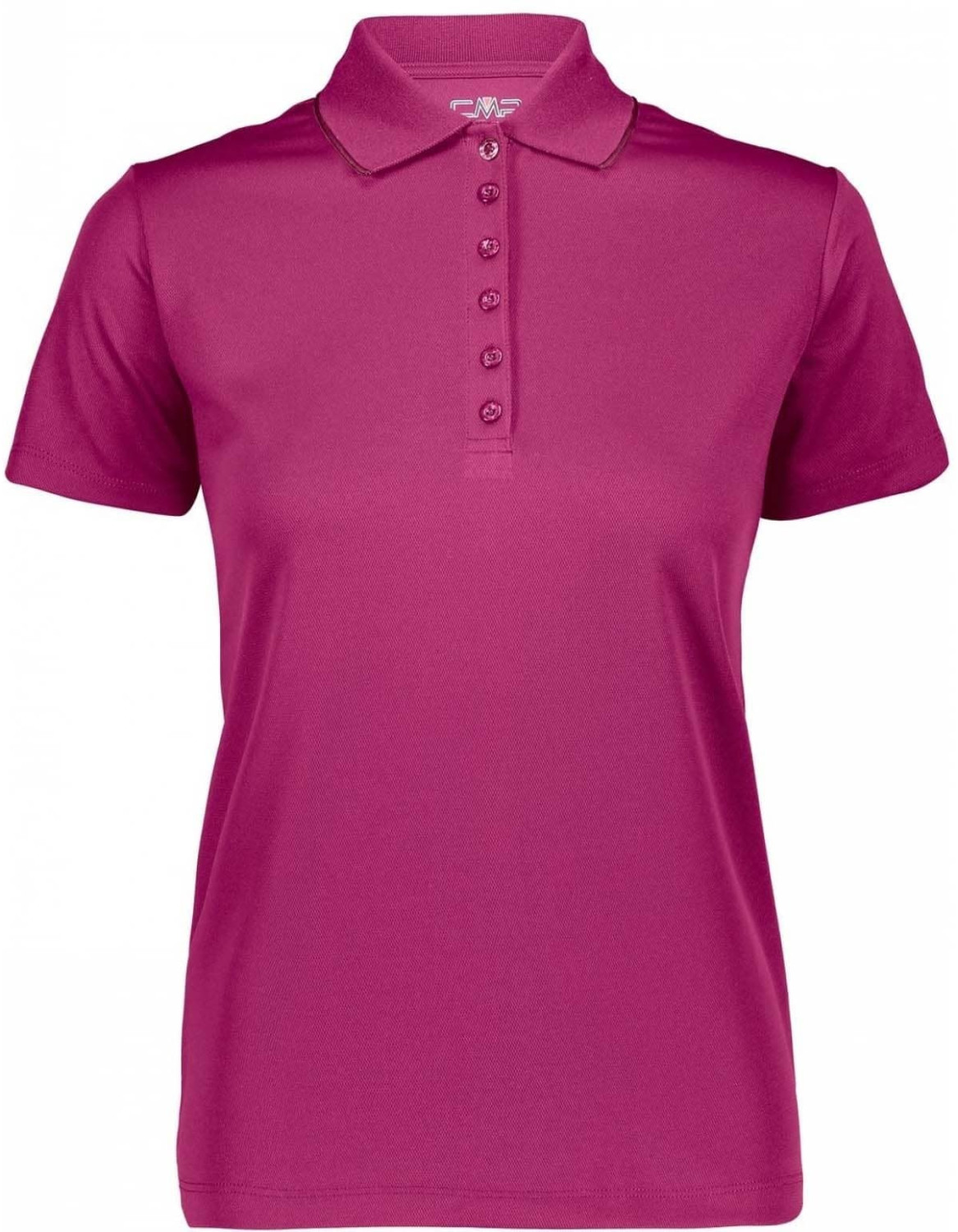 CMP One Colour Piquet Polo Shirt (39T5786) geranium
