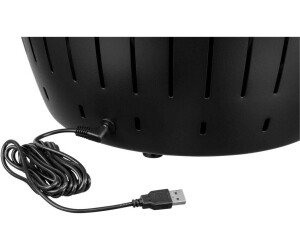 LotusGrill XL Barbecue A Carbone Portatile - Griglia Senza Fumo, Con Ventola, USB E Borsa, Verde