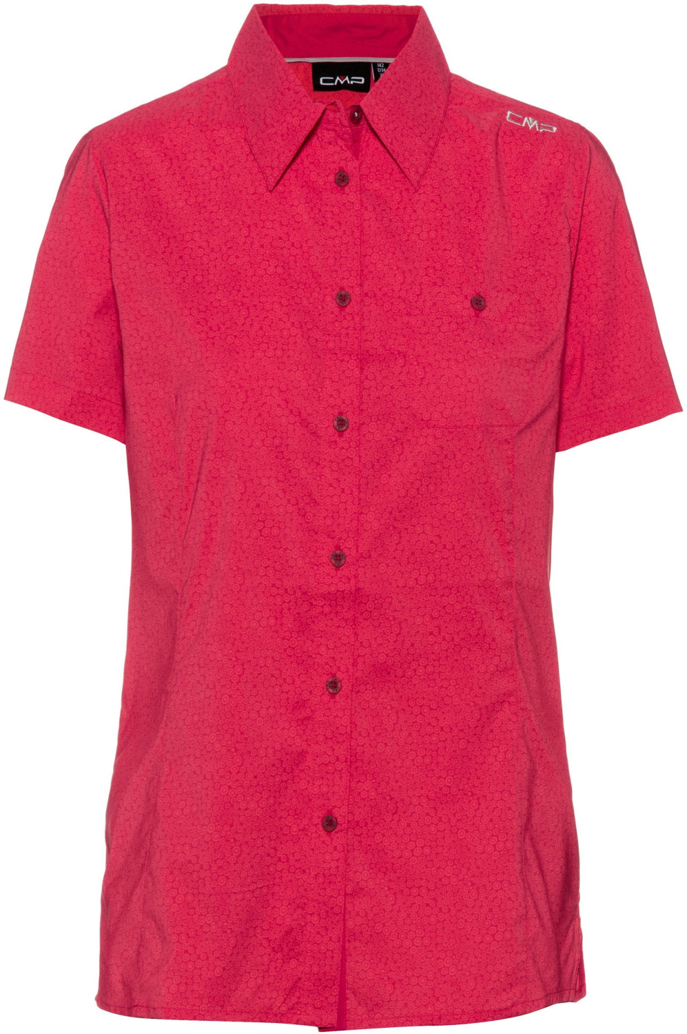 CMP Micro Dot Short-Sleeve Shirt (39T7046) hibiscus